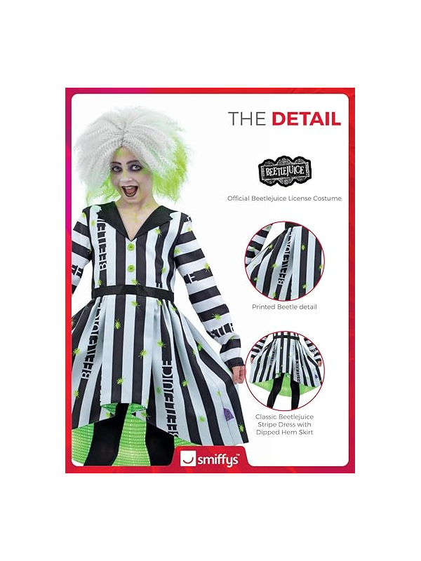 Déguisement Beetlejuice fille, le must pour Halloween