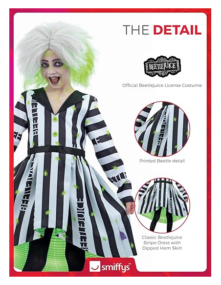 Déguisement Beetlejuice fille, le must pour Halloween