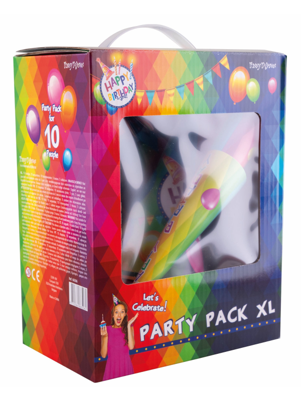 Set Cotillons Anniversaire pour 10 Personnes