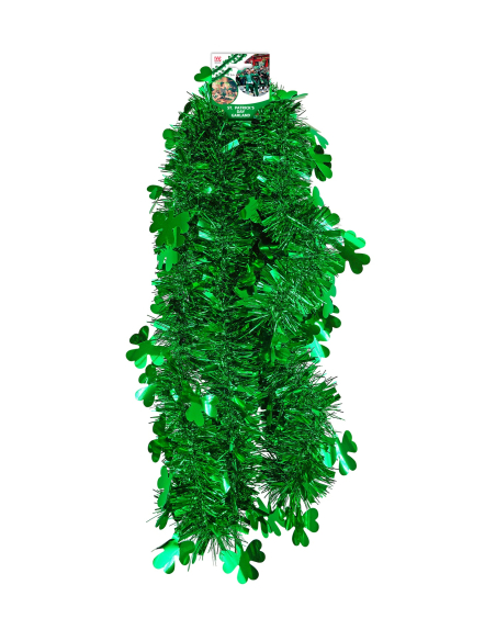 Guirlande de Trèfles Verts – 3m, Idéale pour la Décoration de la Saint-Patrick