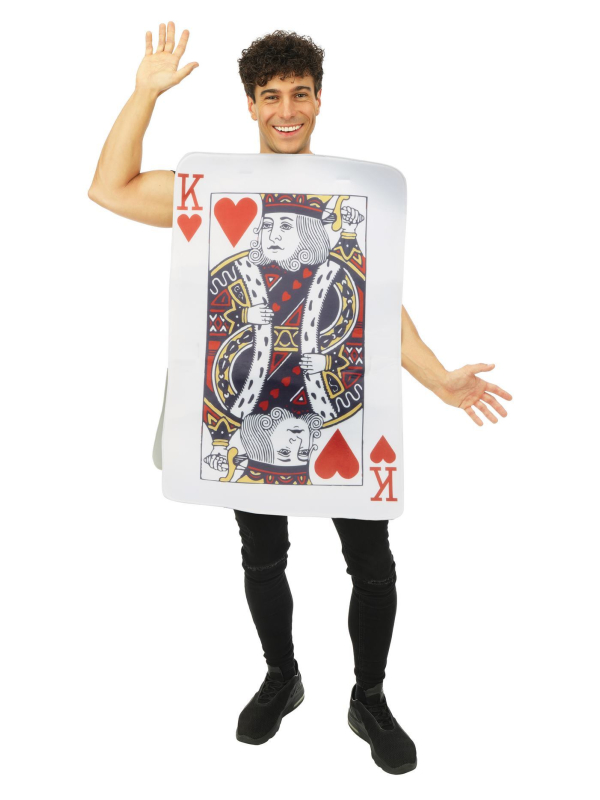 Déguisement Carte à jour de Roi de Coeur