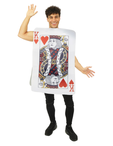 Déguisement Carte à jour de Roi de Coeur