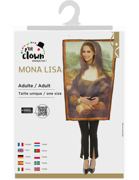 Déguisement Mona Lisa – Tableau La Joconde adulte