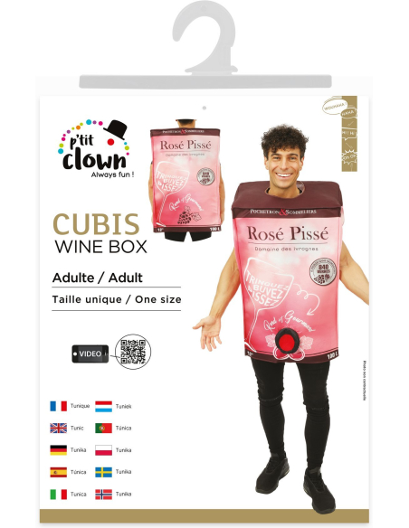 Déguisement Cubis de Rosé - Domaine des ivrognes, Pochetron & Sommeliers