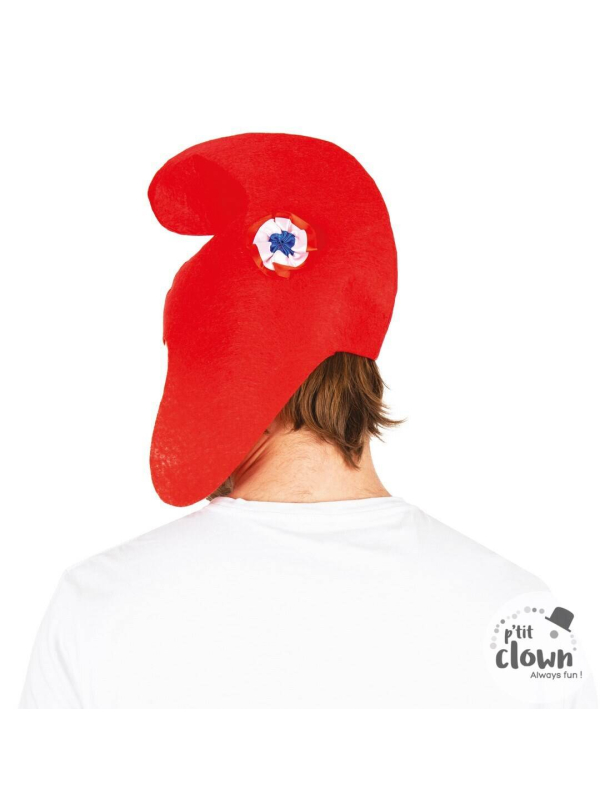 Bonnet phrygien avec cocarde bleu, blanc rouge