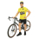 Déguisement Cycliste Tricard - Humoristique et Original