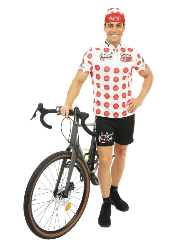 Déguisement Cycliste Sauciflex - Humoristique et Original