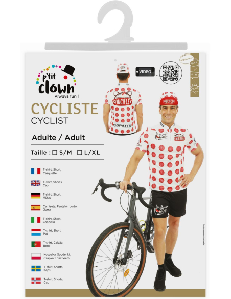 Déguisement Cycliste Sauciflex - Humoristique et Original