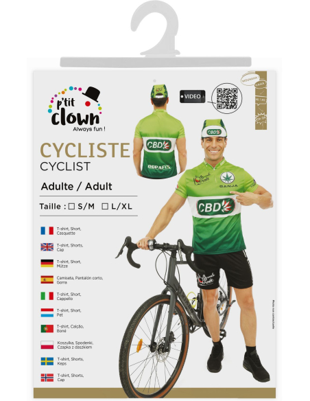 Déguisement Cycliste CBD - Style décalé et original