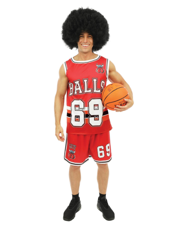 Déguisement Humoristique de Déguisement de Basketteur "Viking Balls"