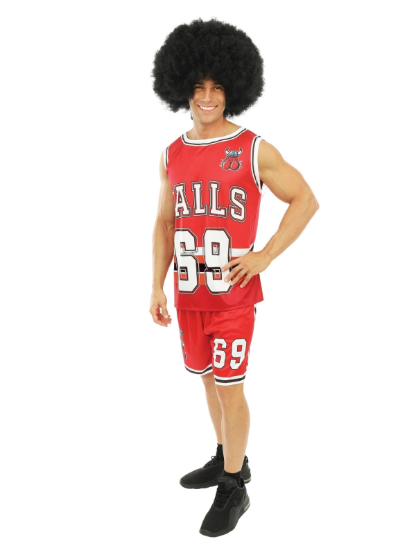 Déguisement Humoristique de Déguisement de Basketteur "Viking Balls"