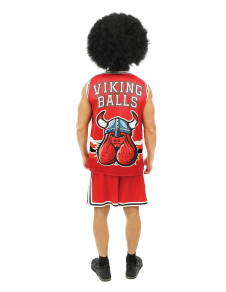 Déguisement Humoristique de Déguisement de Basketteur "Viking Balls"