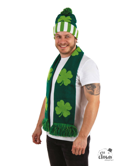Bonnet et écharpe Saint-Patrick – Chaleur et style aux couleurs de l’Irlande