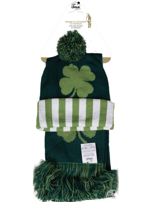 Bonnet et écharpe Saint-Patrick – Chaleur et style aux couleurs de l’Irlande