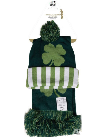 Bonnet et écharpe Saint-Patrick – Chaleur et style aux couleurs de l’Irlande