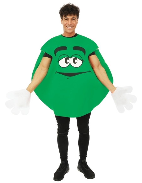 Déguisement de bonbons M&m's pour adulte - vert