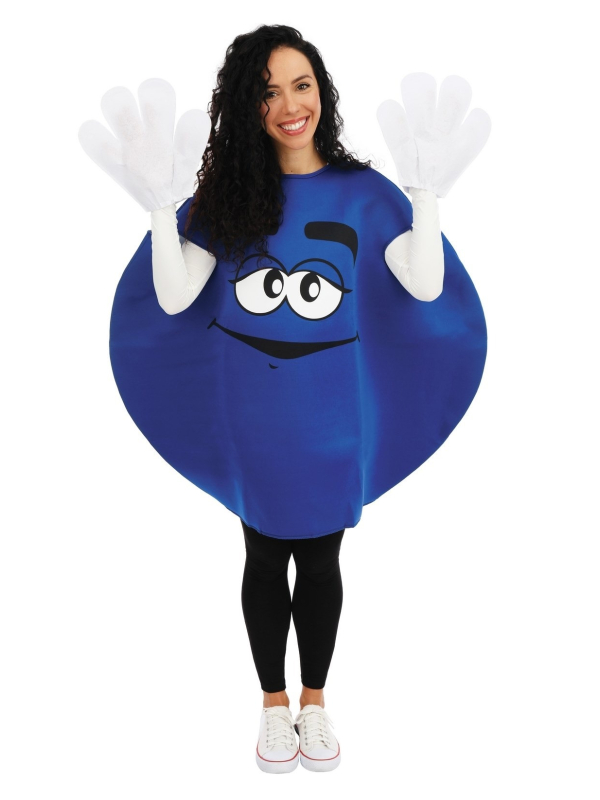 Déguisement de bonbons M&m's pour adulte - bleu