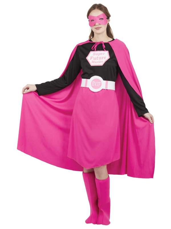 Déguisement de Super Marié rose pour EVJF