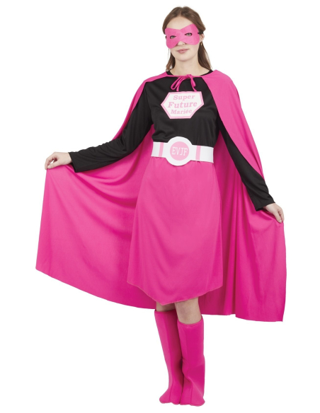 Déguisement de Super Marié rose pour EVJF