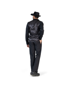 Déguisement Bitcoin noir et doré pour homme 2