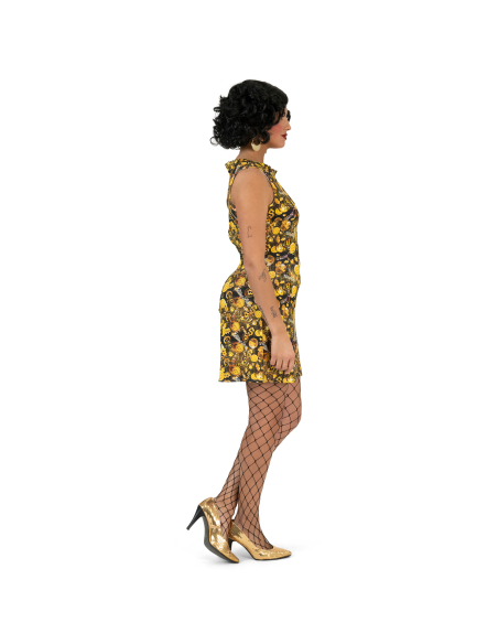 Robe Bitcoin dorée pour femme - Fun, élégance et crypto-mania
