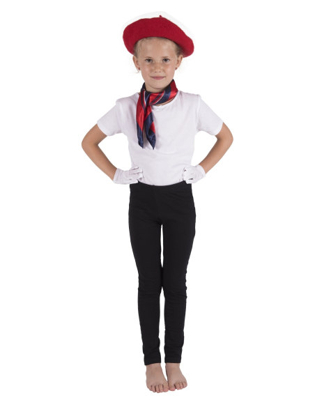 Set Petite Parisienne pour enfant : Béret, foulard et gants élégants pour un look chic et intemporel