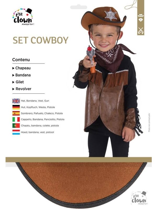 Set Cowboy Enfant - Taille Unique : L'Aventure Western Commence Ici !