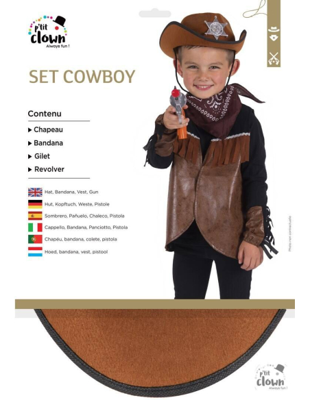 Set Cowboy Enfant - Taille Unique : L'Aventure Western Commence Ici !
