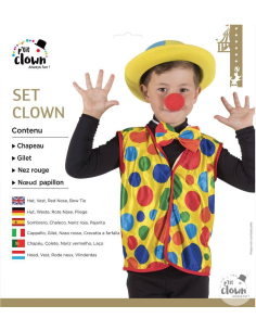 Set Clown enfant pour le Carnaval 2