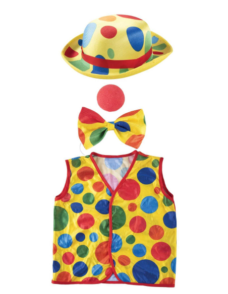 Set Clown enfant pour le Carnaval