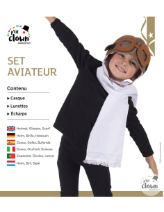 Set Aviateur - Enfant - Taille Unique : Incarnez Saint-Exupéry 2