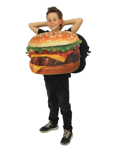 Déguisement Burger Enfant Taille Unique : Rires et originalité pour le Carnaval