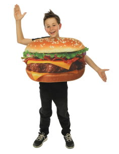 Déguisement Burger Enfant Taille Unique : Rires et originalité pour le Carnaval