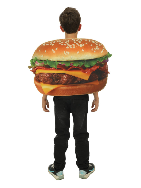 Déguisement Burger Enfant Taille Unique : Rires et originalité pour le Carnaval