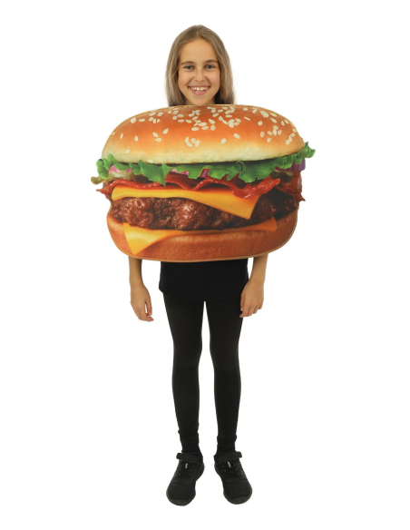Déguisement Burger Enfant Taille Unique : Rires et originalité pour le Carnaval