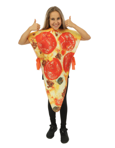 Déguisement de Pizza Enfant - Taille Unique : La Star du Carnaval