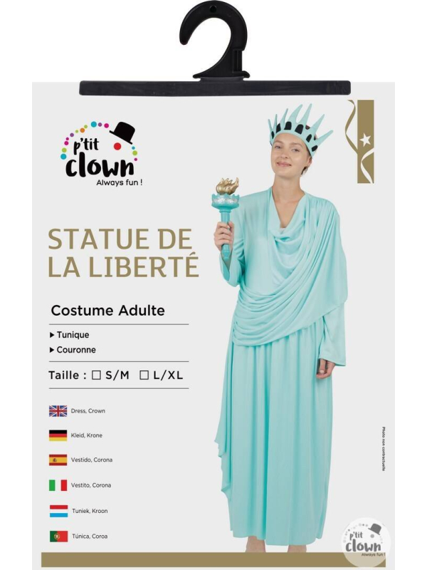 Déguisement Statue de la Liberté - adulte du...