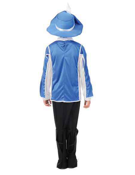 Déguisement Mousquetaire Enfant Bleu avec Accessoires
