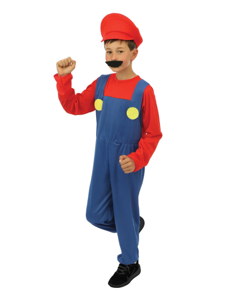 Déguisement de Mario enfant du 4 au 10 ans
