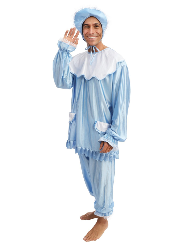 Déguisement Bébé Bleu Adulte - Costume Humour Idéal pour EVG, Soirées Déguisées et Carnaval
