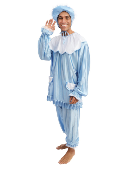 Déguisement Bébé Bleu Adulte - Costume Humour Idéal pour EVG, Soirées Déguisées et Carnaval