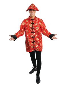 Déguisement Traditionnel Chinois Rouge pour Adulte – Élégance et Culture