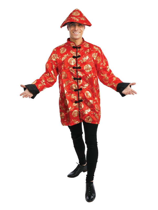 Déguisement Traditionnel Chinois Rouge pour Adulte – Élégance et Culture