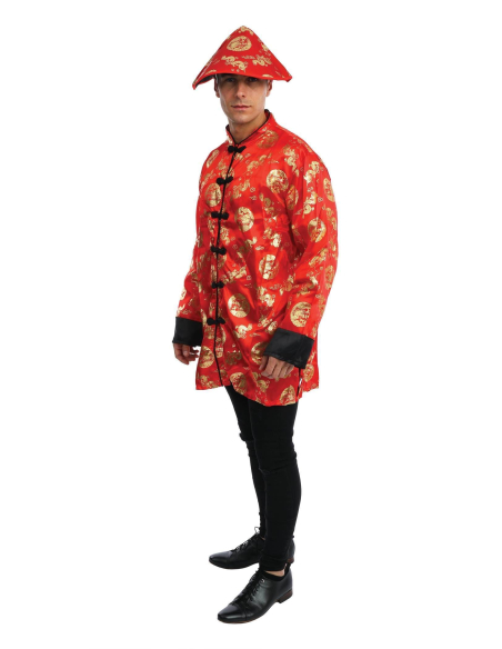 Déguisement Traditionnel Chinois Rouge pour Adulte – Élégance et Culture