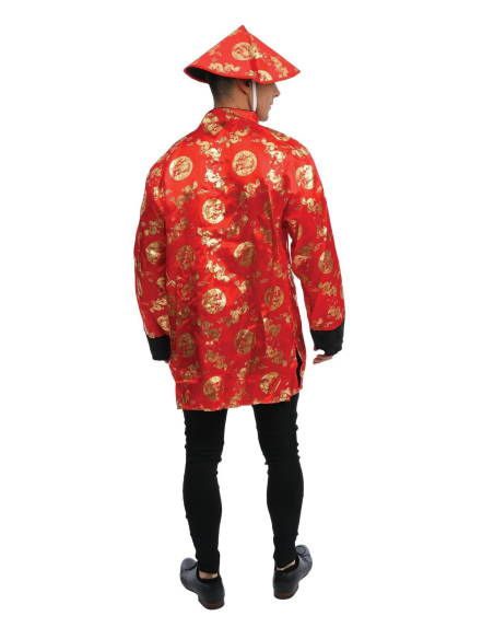 Déguisement Traditionnel Chinois Rouge pour Adulte – Élégance et Culture