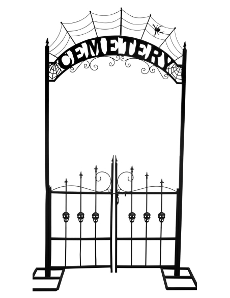 Entrée de cimetière 270cm - Décoration Halloween terrifiante et durable
