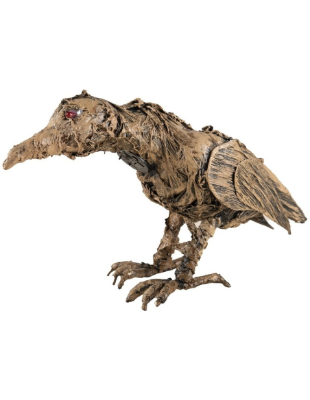 Décoration Halloween Corbeau Momifié - Une Pièce Maîtresse Macabre pour Votre Intérieur ou Extérieur