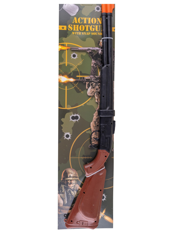 Fusil factice en plastique pour adulte et enfant avec son