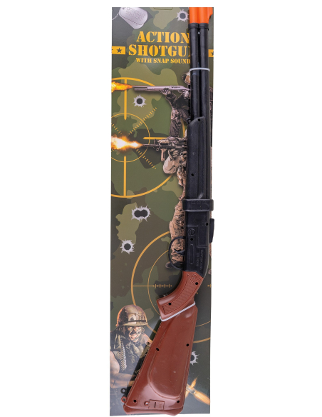 Fusil factice en plastique pour adulte et enfant avec son