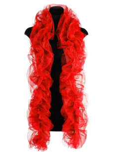 Boa en Organza bleu : Élégance et Confort pour Vos Déguisements Festifs 2